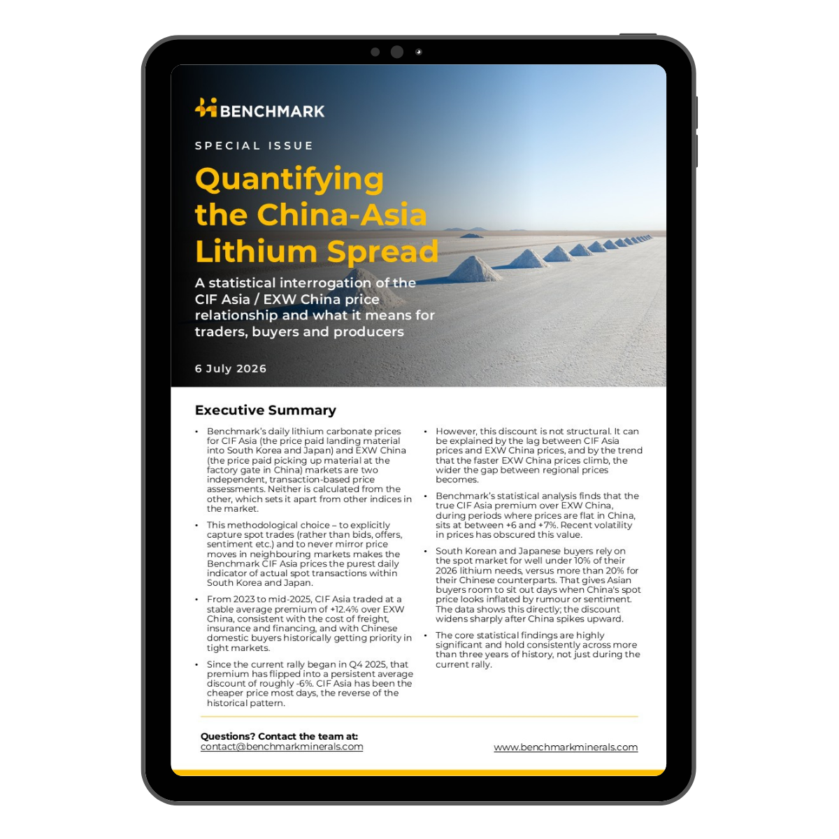 Quantifying the China-Asia Lithium Spread: A statistical interrogation of the CIF Asia / EXW China price relationship and what it means for traders, buyers and producers