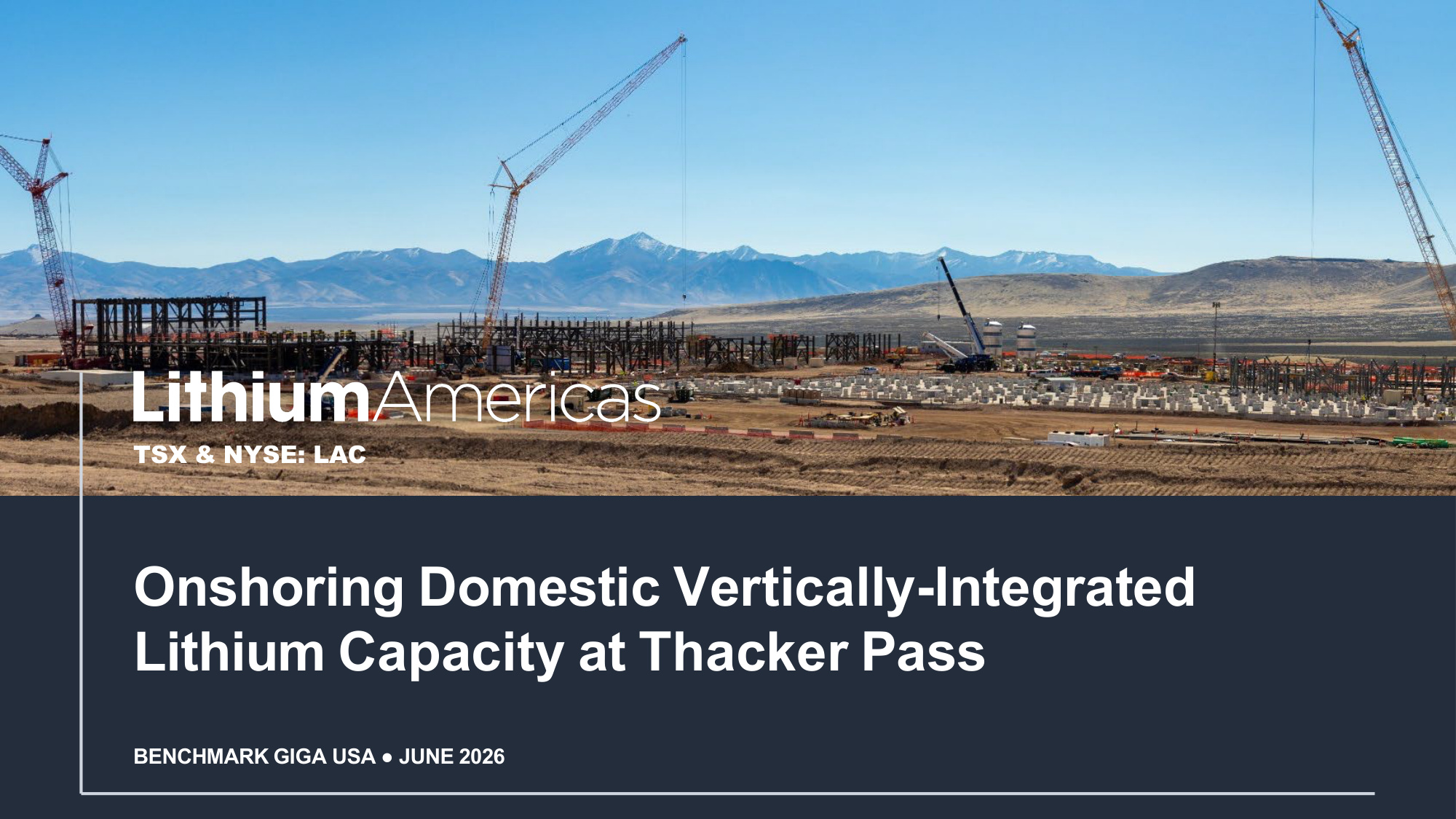 Image for Onshoring domestic vertically-integrated lithium capacity at Thacker Pass